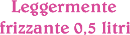 PET 0,5 Leggermente Frizzante